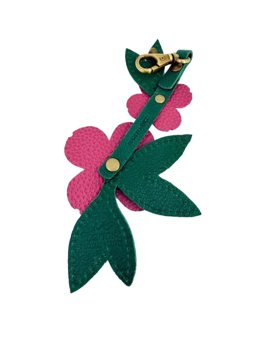 Charlotte, NC Dogwood Flower Flair in Wild Rose Portland Leather Goods